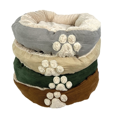 Hugs Hondenmand Ovaal Mocha Bruin 61x61x13 cm — Comfortabele rustplek voor jouw hond