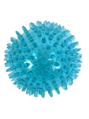 Zolux Pop TPR Stekelbal 8 cm Turquoise voor honden