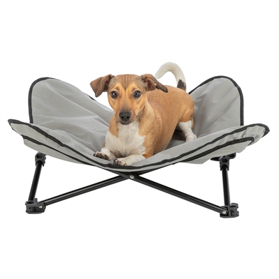 Trixie Stretcher Hond Donkergrijs/Zwart 88x88x32 cm — Comfortabele plek voor jouw hond