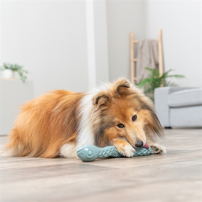 Trixie TPR Snackslang 27 cm hondenspeelgoed met snackvak