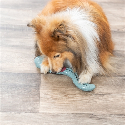 Trixie TPR Snackslang 27 cm hondenspeelgoed met snackvak