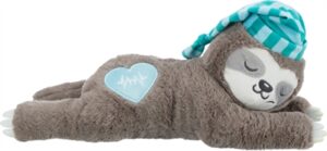 Trixie Pluche Luiaard met Hartslag voor Puppy 34 cm