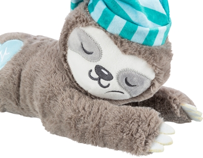 Trixie Pluche Luiaard met Hartslag voor Puppy 34 cm