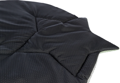 Trixie Puppy Ligmat Ster Grijs/Mintgroen 86x80 cm — Comfortabele rustplek voor je pup