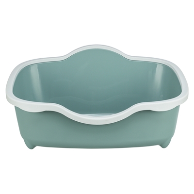 Trixie Kattenbak Open Davio Groen / Wit 56x39x26 CM