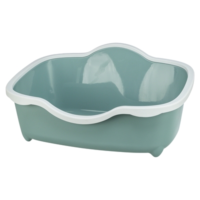 Trixie Open Kattenbak Davio Groen/Wit 56x39x26 cm