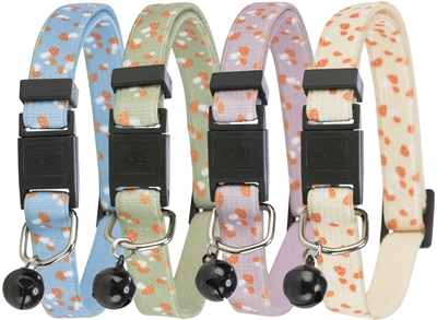 Trixie Kattenhalsband Paddenstoel Elastisch Assorti 4 ST