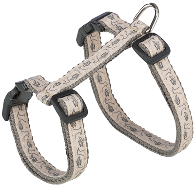 Trixie Kattentuig met Riem Grijs/Beige 27-45 cm 120 cm
