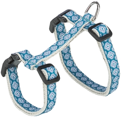 Trixie Kattentuig met Riem Grijs/Blauw 27-45 cm 120 cm