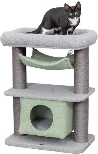 Trixie Kitten Krabpaal Lunito 71 cm Grijs/Mintgroen