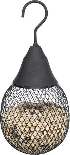 Trixie Voerdispenser voor Mezenbollen/Pinda's Zwart 29x14x14 cm