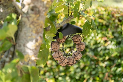 Trixie Mezenbolhouder Rond Zwart 24x8x8 cm 2 st