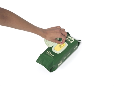 Earth Rated Dog Wipes Geurloos 100 st 20,5x20,5 CM Composteerbaar