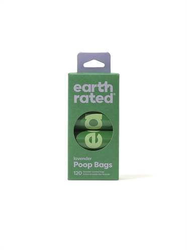 Earth Rated Poepzakjes Lavendel 8x15 stuks Gerecycled