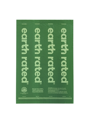 Earth Rated Poepzakjes Lavendel Gerecycled 21x15 stuks