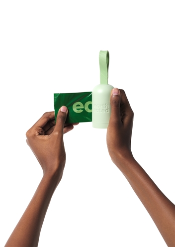 Earth Rated Poepzakhouder met 15 Gerecyclede Poepzakjes