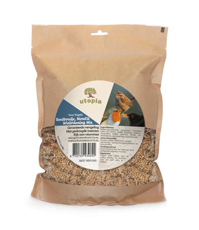 Utopia Roodborst / Merel / Winterkoning Mix 1,5 KG