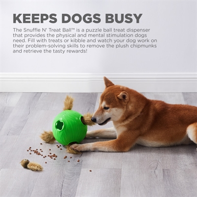 Outward Hound Nina Ottosson Snuffle N' Treat Bal Groen 16 cm