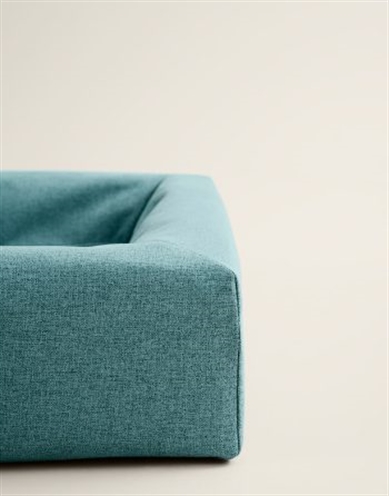 Bia Skanor Hoes Hondenmand Blauw 100x120x15 cm — Stijlvolle en comfortabele ligplek