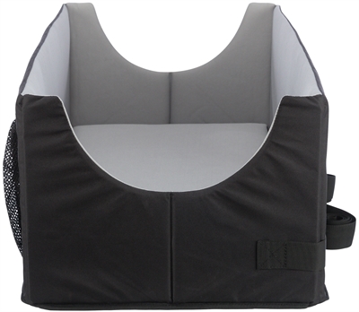 Trixie Autostoel voor Honden Dubbel Zwart/Grijs 80x39x28 cm