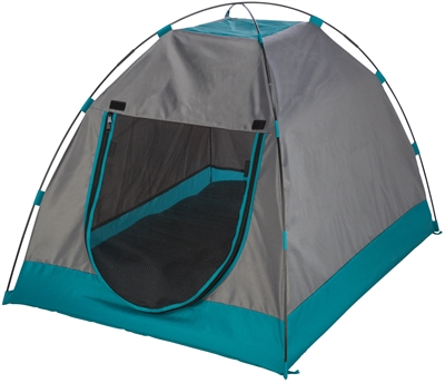 Trixie Hondentent Donkergrijs/Petrol 47x47x34 cm — Comfortabele plek voor je hond