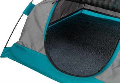 Trixie Hondentent Donkergrijs/Petrol 80x65x63 cm — Comfortabele plek voor jouw hond