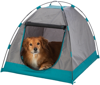 Trixie Hondentent Donkergrijs/Petrol 80x65x63 cm — Comfortabele plek voor jouw hond