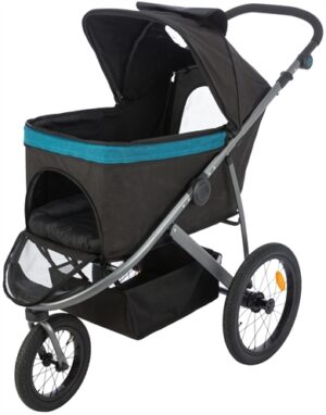 Trixie Hondenbuggy Zwart Tot 20 KG 60x120x112 CM