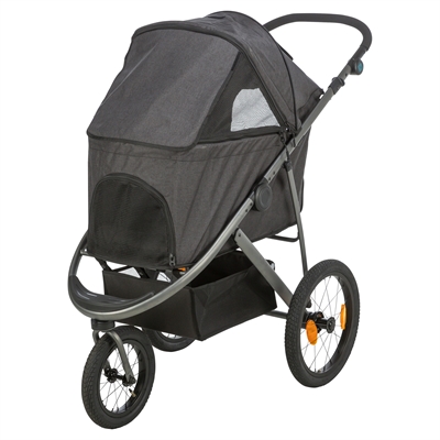 Trixie Hondenbuggy Zwart tot 20 kg 60x120x112 cm