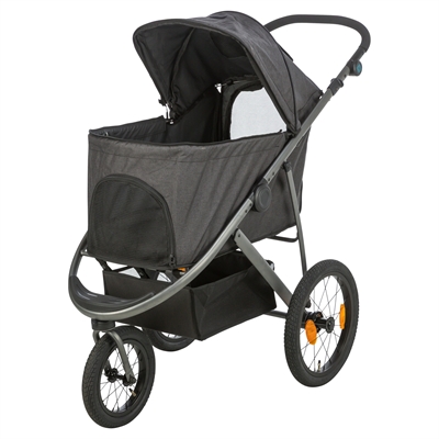 Trixie Hondenbuggy Zwart tot 20 kg 60x120x112 cm
