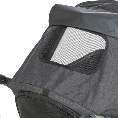 Trixie Hondenbuggy Zwart tot 20 kg 60x120x112 cm