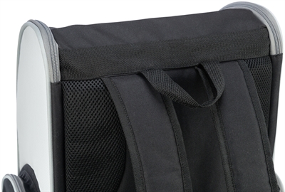 Trixie Hondentas Rugtas Chloe Lichtgrijs/Zwart 39x27x43 cm
