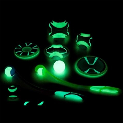Chuckit Max Glow Ultra Squeekerbal Groen 6 cm
