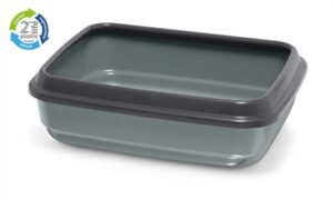 Imac Kattenbak Jerry 2ND Life Gerecycled Lichtgrijs / Antraciet 50x40x14,5 CM