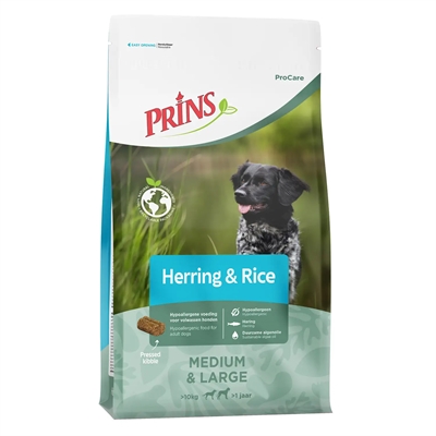 Prins Procare Adult Medium / Large Herring / Rice Hypoallergenic 12 KG