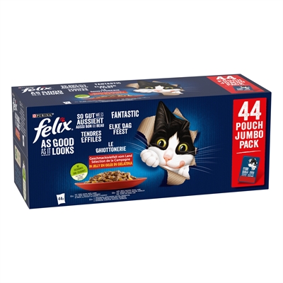 Felix Elke Dag Feest Natvoer Rund/Kip/Eend/Lam 44x85 gr