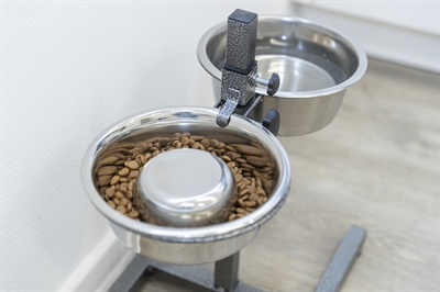 Trixie Slow Feeding Voerbak RVS 17 cm 0,6 ltr