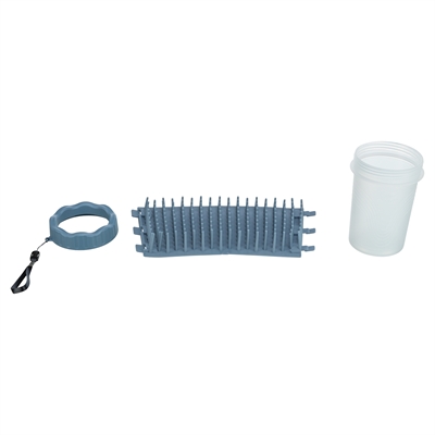Trixie Pootreiniger Hond Silicone/PP Blauw 11 cm