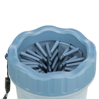 Trixie Pootreiniger Hond Silicone/PP Blauw 11 cm