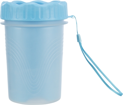 Trixie Pootreiniger Hond Silicone/PP Blauw Medium/Large 15 cm