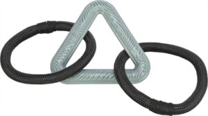 Trixie Hondenspeelgoed Driehoek met Touwringen 44 cm 3 ST