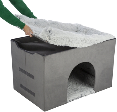 Trixie Hondenmand Huis Harvey met Trap 154x60x60 cm — Geborgen plek voor jouw hond