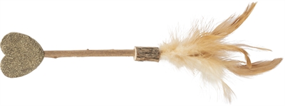 Trixie Matatabi Lolly Hart Kattenspeelgoed 23 cm met Veren