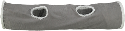 Trixie Katten Speeltunnel Harvey Pluche Grijs 116x27 cm