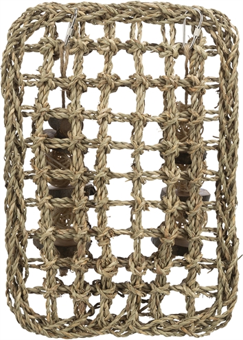 Trixie Knaagdier Mat Zeegras met Speeltjes 18x30 cm