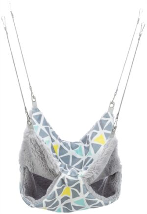 Trixie Hangmat Sunny Met 2 Verdiepingen Voor Grote Hamsters Pluche 30x30 CM