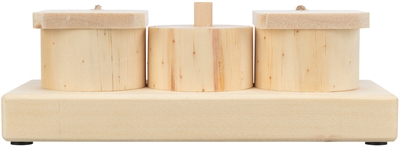 Trixie Snack Cups Hout voor Ratten en Konijnen 15x4,5x6 cm
