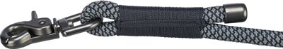 Trixie Soft Rope Hondenriem Verstelbaar 200x1 cm Zwart/Grijs