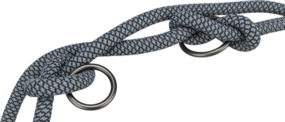 Trixie Soft Rope Hondenriem Verstelbaar 200x1 cm Zwart/Grijs
