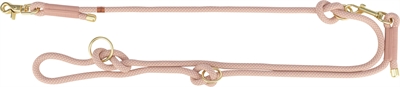 Trixie Soft Rope Hondenriem Verstelbaar Roze / Licht Roze 200x1 CM